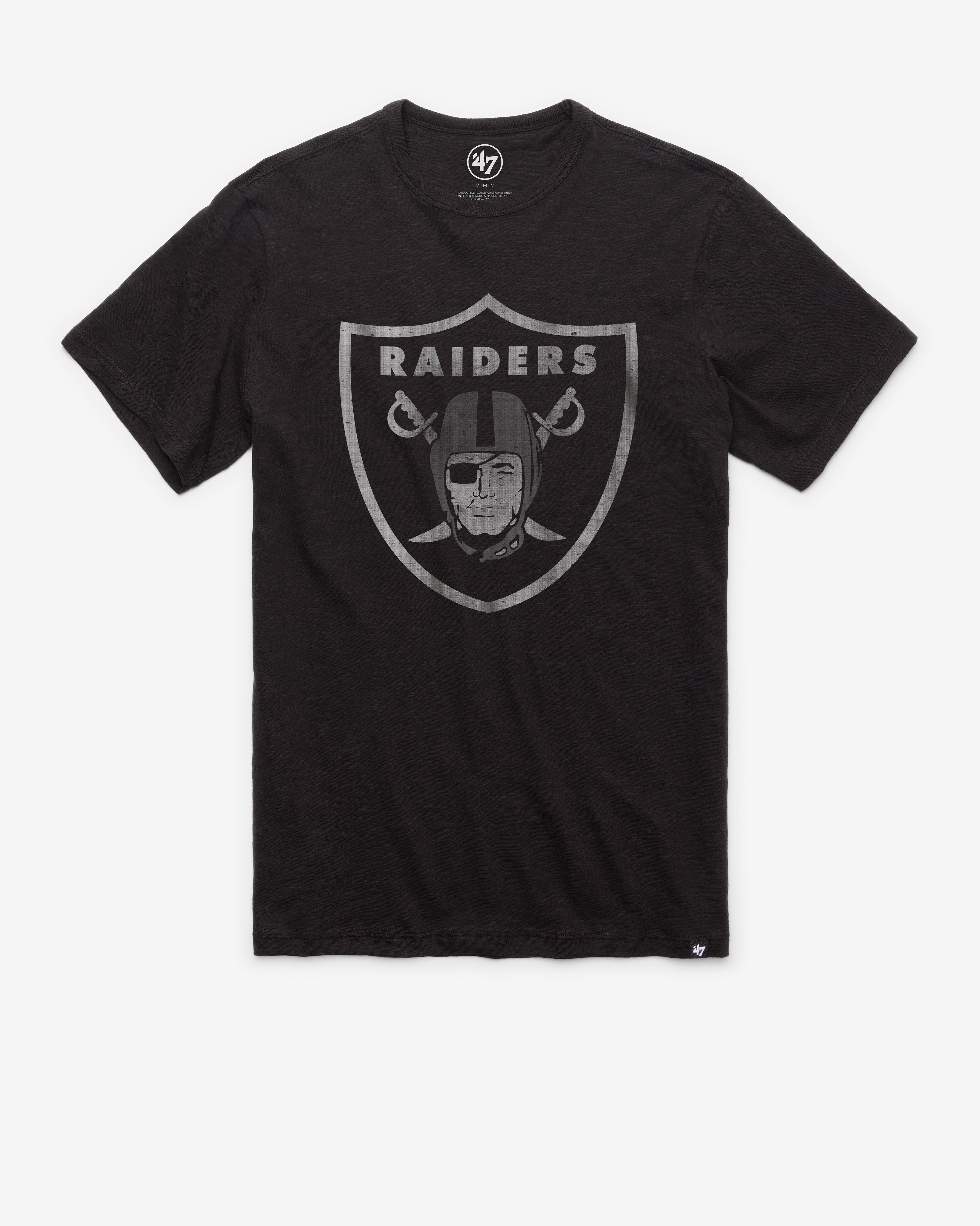 LAS VEGAS RAIDERS GRIT '47 SCRUM TEE JET BLACK