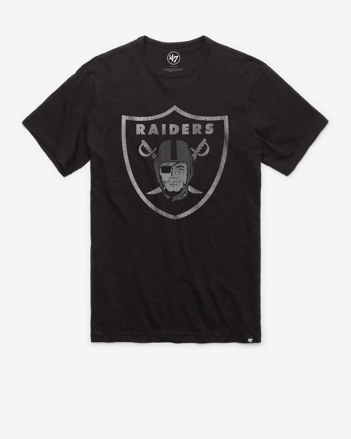 LAS VEGAS RAIDERS GRIT '47 SCRUM TEE JET BLACK