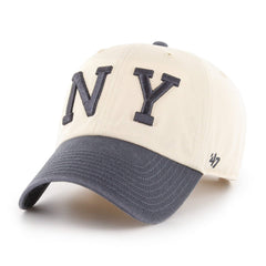 NEW YORK YANKEES COOPERSTOWN TWO TONE '47 CLEAN UP NATURAL