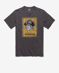 PITTSBURGH PIRATES COOPERSTOWN GRIT VINTAGE '47 SCRUM TEE CHARCOAL