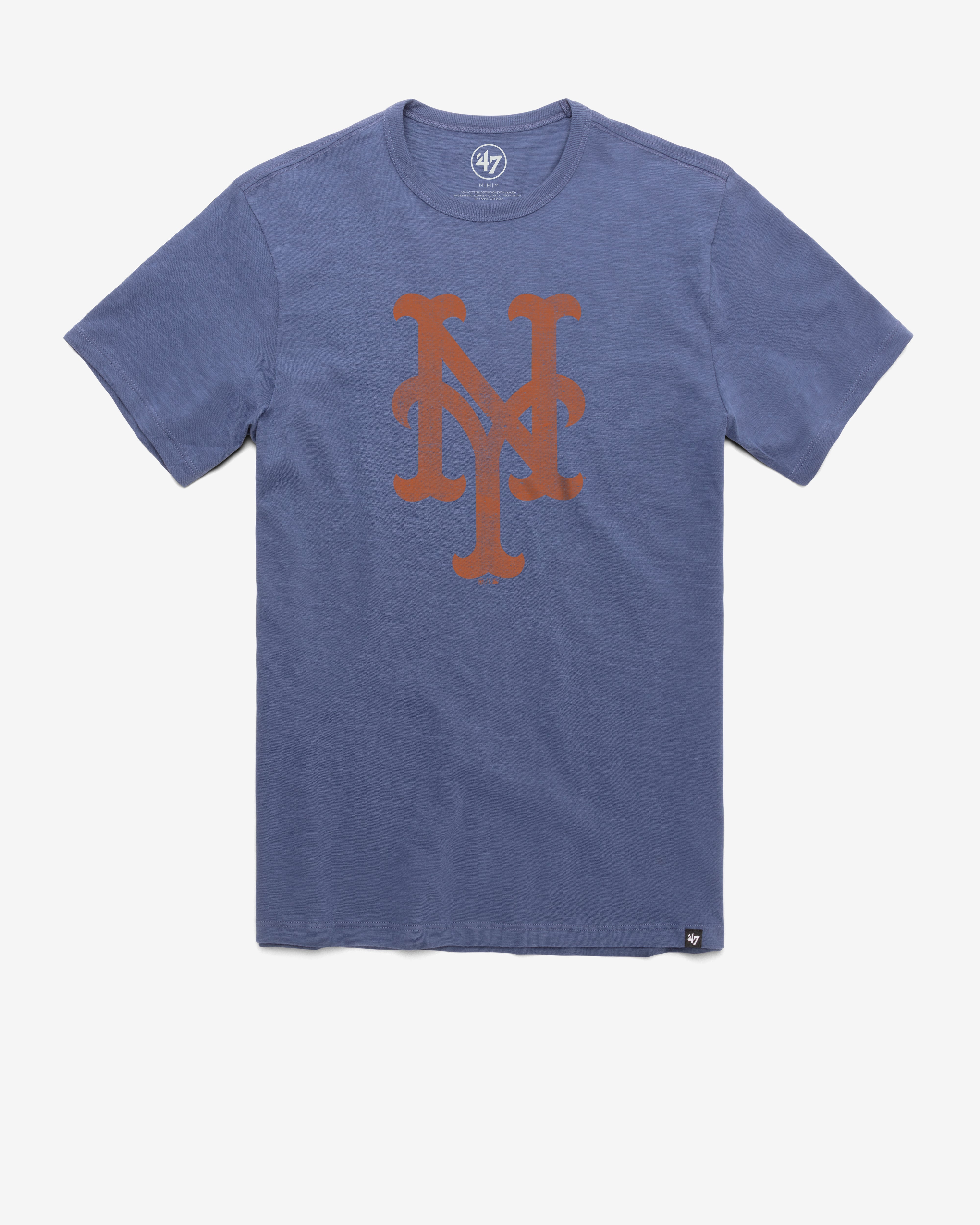 NEW YORK METS GRIT '47 SCRUM TEE BLEACHER BLUE