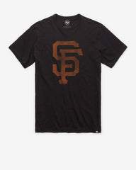 SAN FRANCISCO GIANTS GRIT '47 SCRUM TEE JET BLACK
