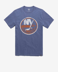 NEW YORK ISLANDERS GRIT '47 SCRUM TEE BLEACHER BLUE