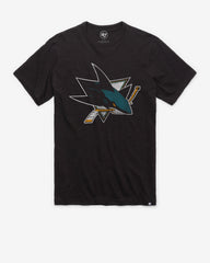 SAN JOSE SHARKS GRIT '47 SCRUM TEE JET BLACK