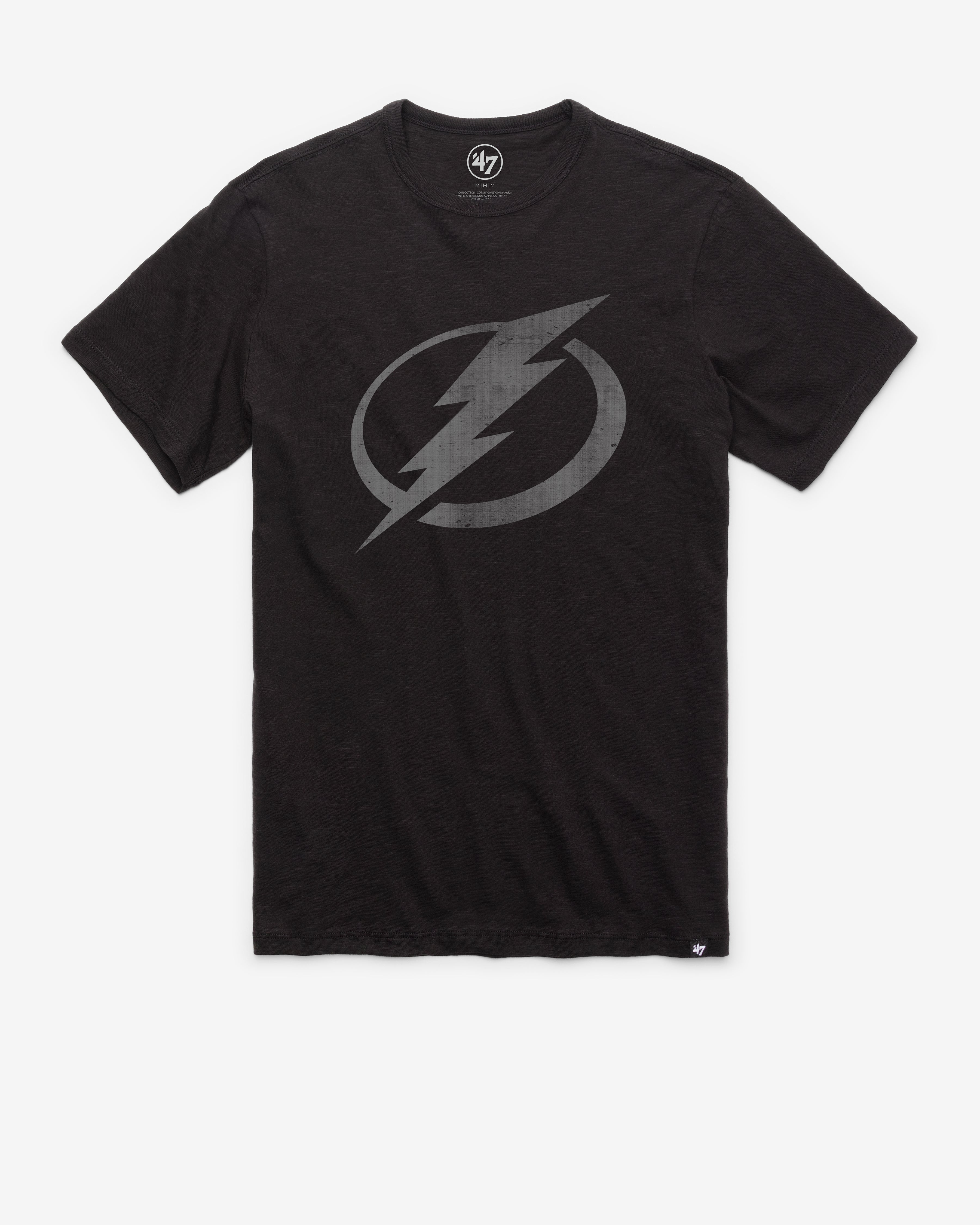 TAMPA BAY LIGHTNING GRIT '47 SCRUM TEE JET BLACK