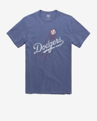 LOS ANGELES DODGERS GRIT '47 SCRUM TEE BLEACHER BLUE