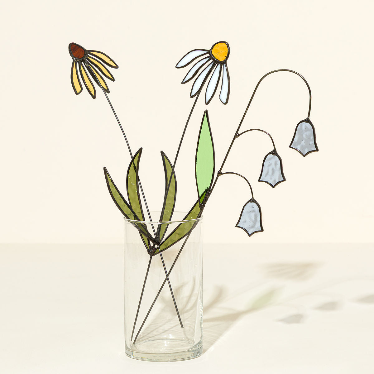 Stained Glass Floral Stem