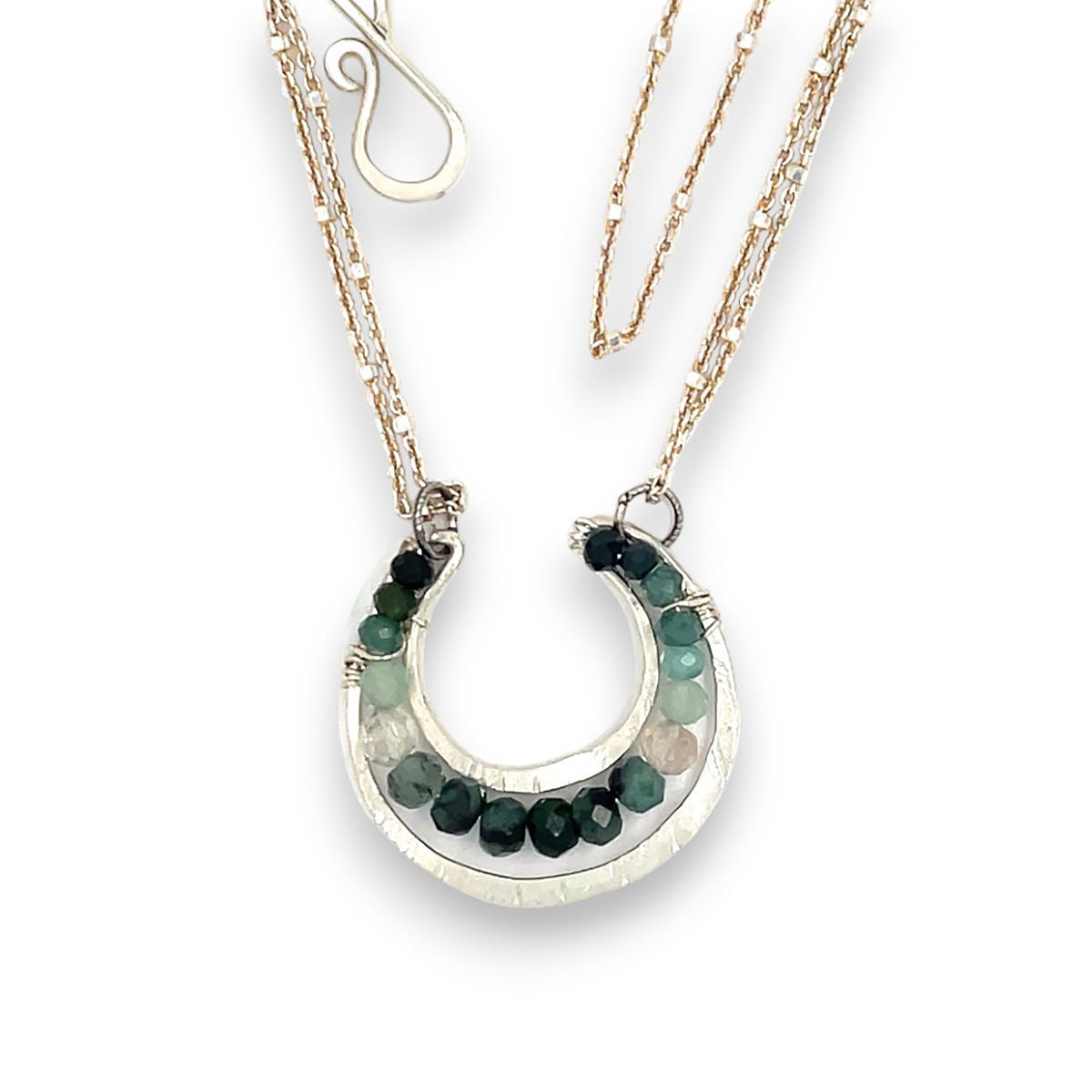 Blue Rainbow Necklace