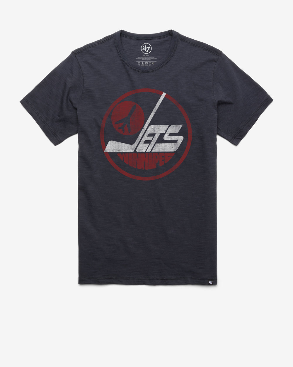 WINNIPEG JETS VINTAGE GRIT '47 SCRUM TEE FALL NAVY