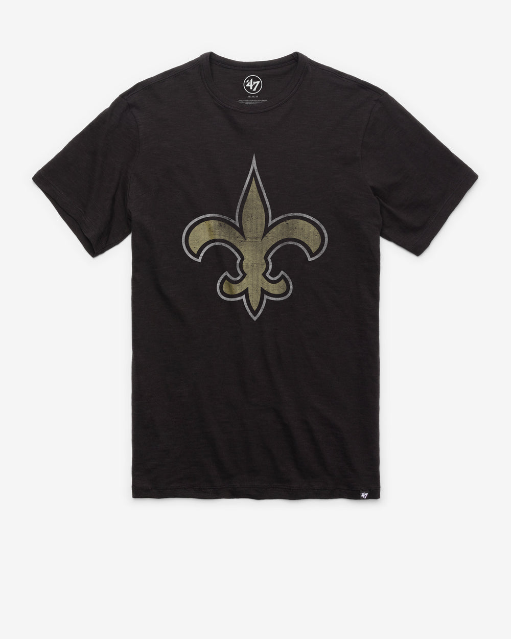 NEW ORLEANS SAINTS GRIT '47 SCRUM TEE JET BLACK