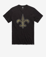 NEW ORLEANS SAINTS GRIT '47 SCRUM TEE JET BLACK