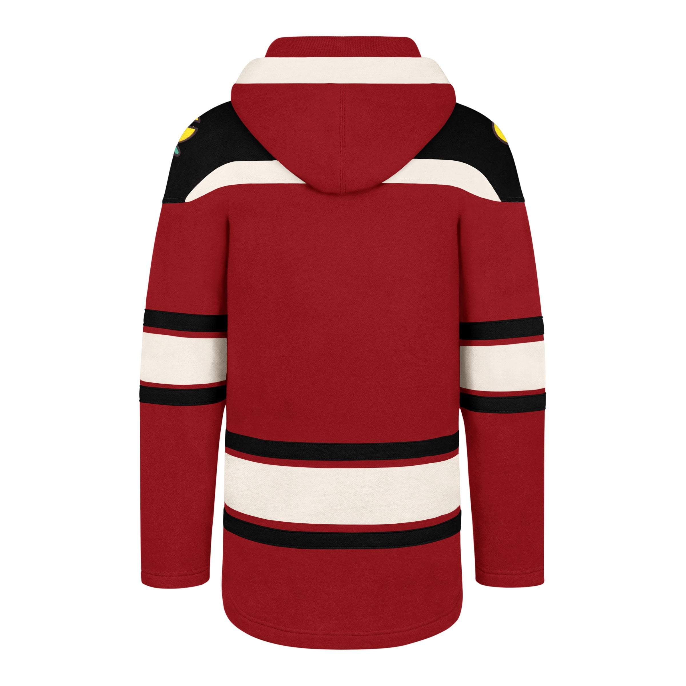 CHICAGO BLACKHAWKS SUPERIOR '47 LACER HOOD RED