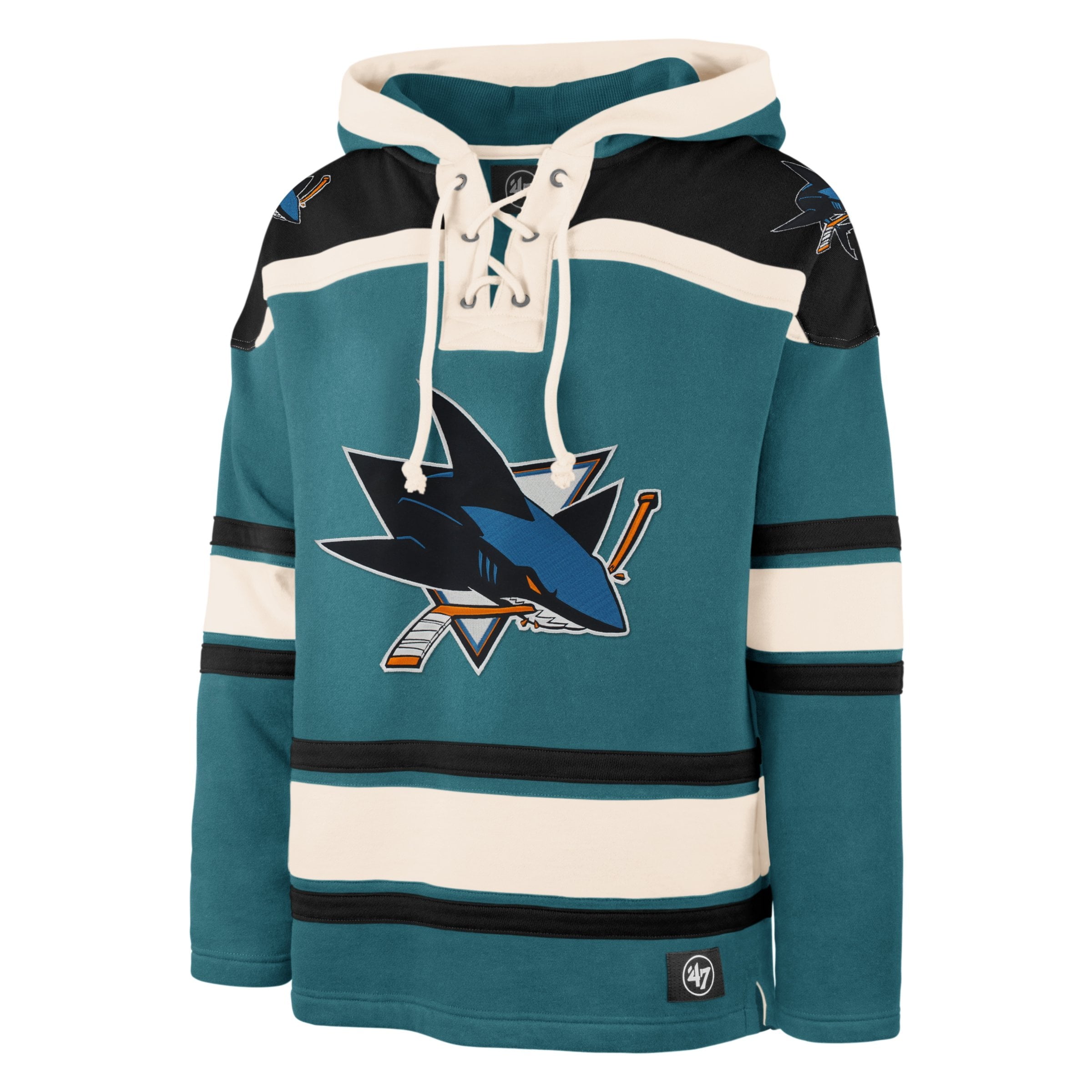 SAN JOSE SHARKS SUPERIOR '47 LACER HOOD SHARK'S TEAL