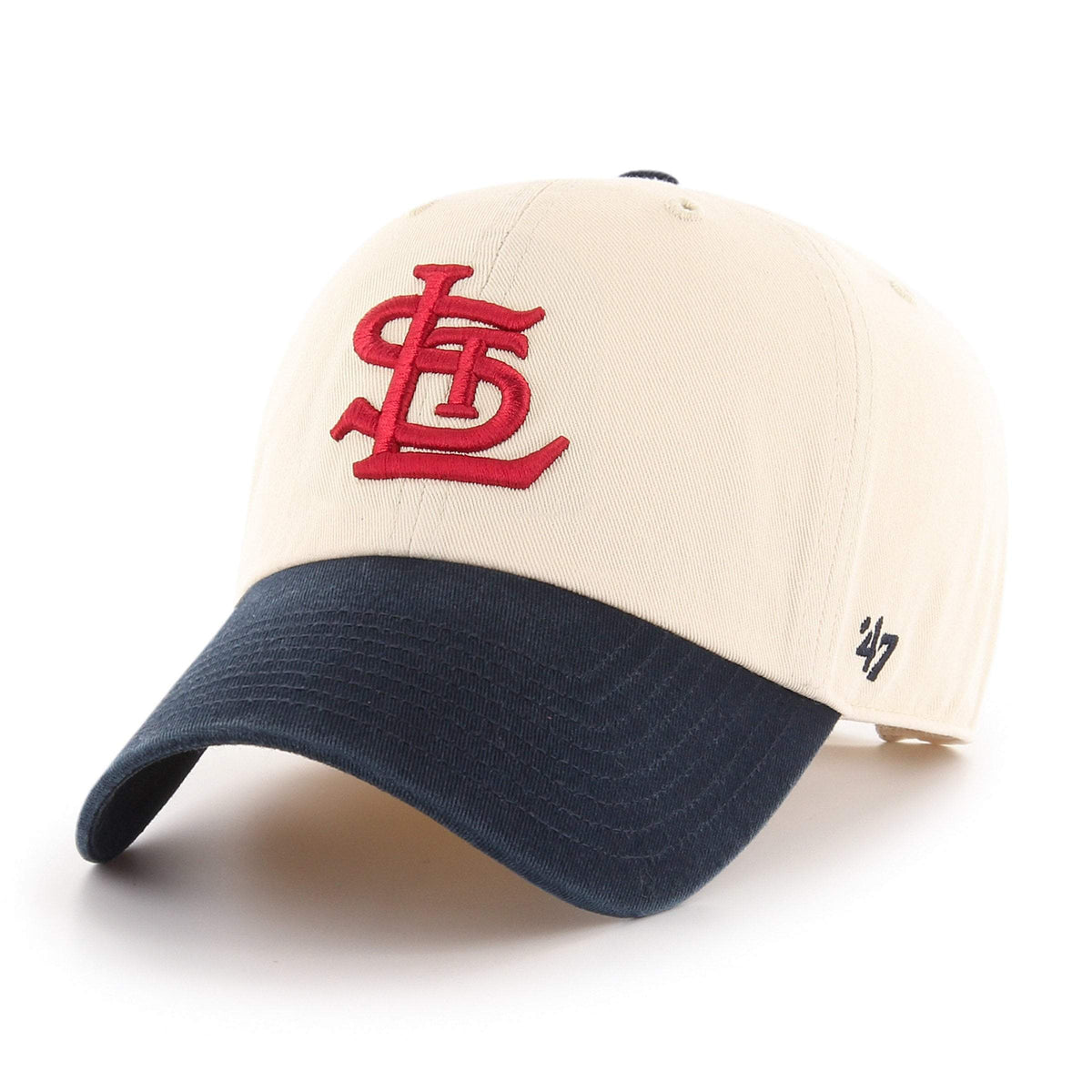 ST. LOUIS CARDINALS COOPERSTOWN TWO TONE '47 CLEAN UP NATURAL