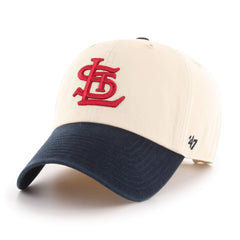 ST. LOUIS CARDINALS COOPERSTOWN TWO TONE '47 CLEAN UP NATURAL