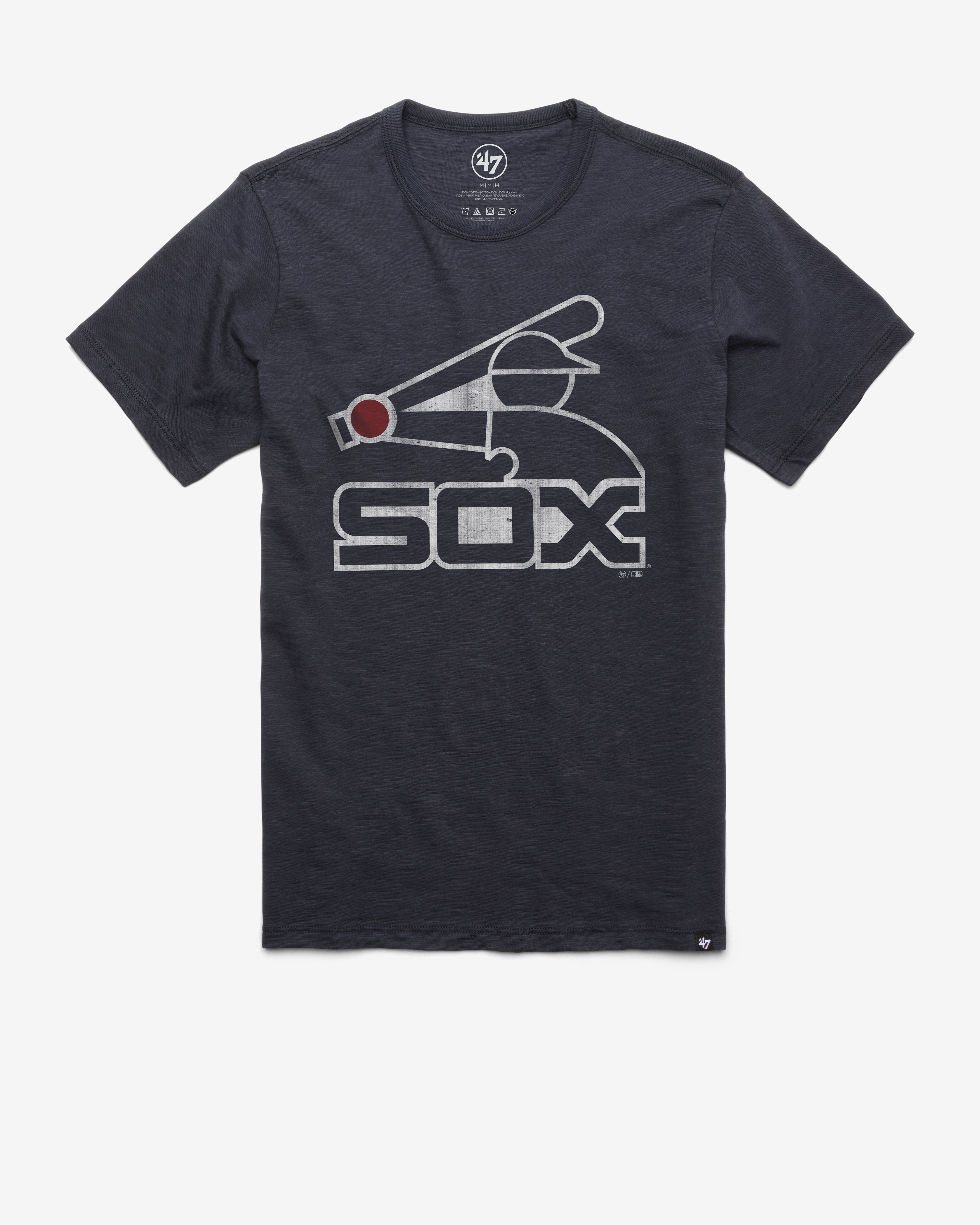 CHICAGO WHITE SOX COOPERSTOWN GRIT '47 SCRUM TEE FALL NAVY