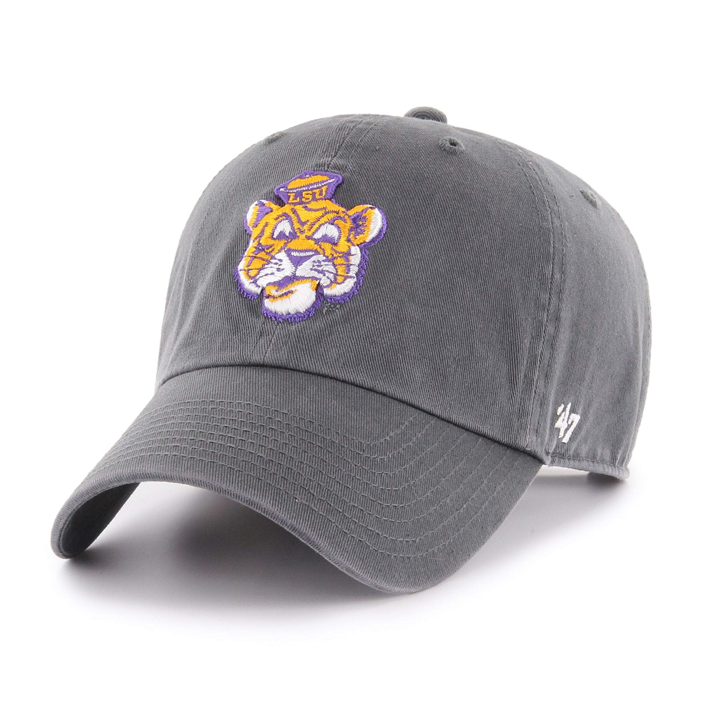 LOUISIANA STATE TIGERS LSU VINTAGE '47 CLEAN UP CHARCOAL