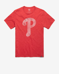 PHILADELPHIA PHILLIES GRIT '47 SCRUM TEE RESCUE RED