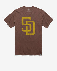 SAN DIEGO PADRES GRIT '47 SCRUM TEE CHOCOLATE