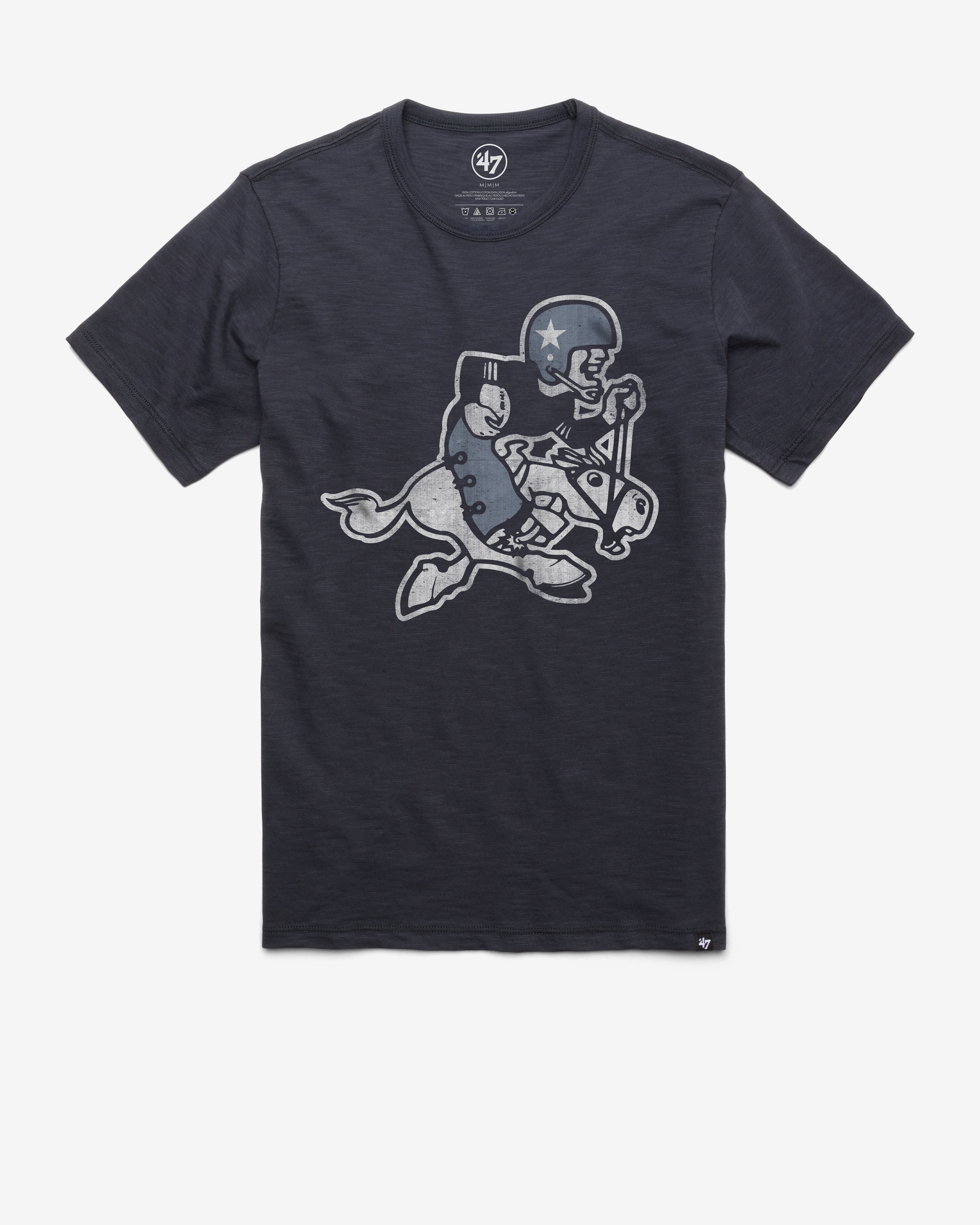 DALLAS COWBOYS HISTORIC GRIT '47 SCRUM TEE FALL NAVY