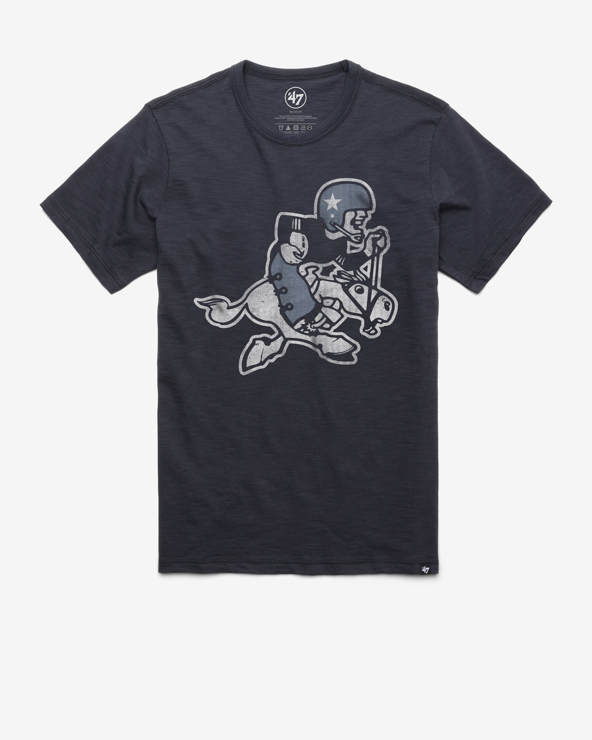 DALLAS COWBOYS HISTORIC GRIT '47 SCRUM TEE FALL NAVY