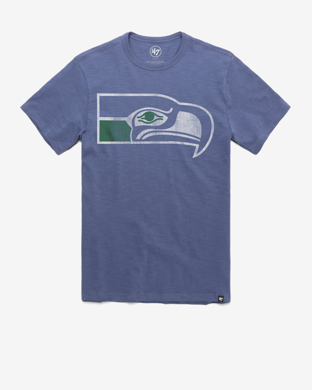 SEATTLE SEAHAWKS HISTORIC GRIT '47 SCRUM TEE BLEACHER BLUE