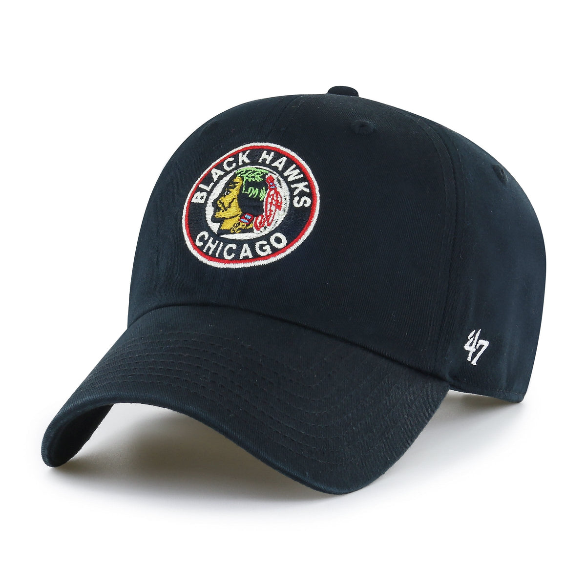 CHICAGO BLACKHAWKS VINTAGE '47 CLEAN UP BLACK