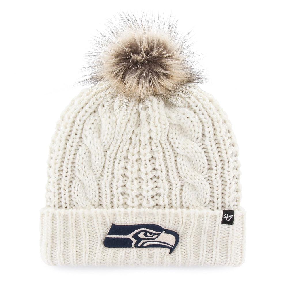 SEATTLE SEAHAWKS MEEKO '47 CUFF KNIT WOMENS WHITE