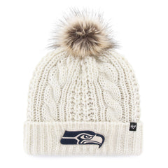 SEATTLE SEAHAWKS MEEKO '47 CUFF KNIT WOMENS WHITE