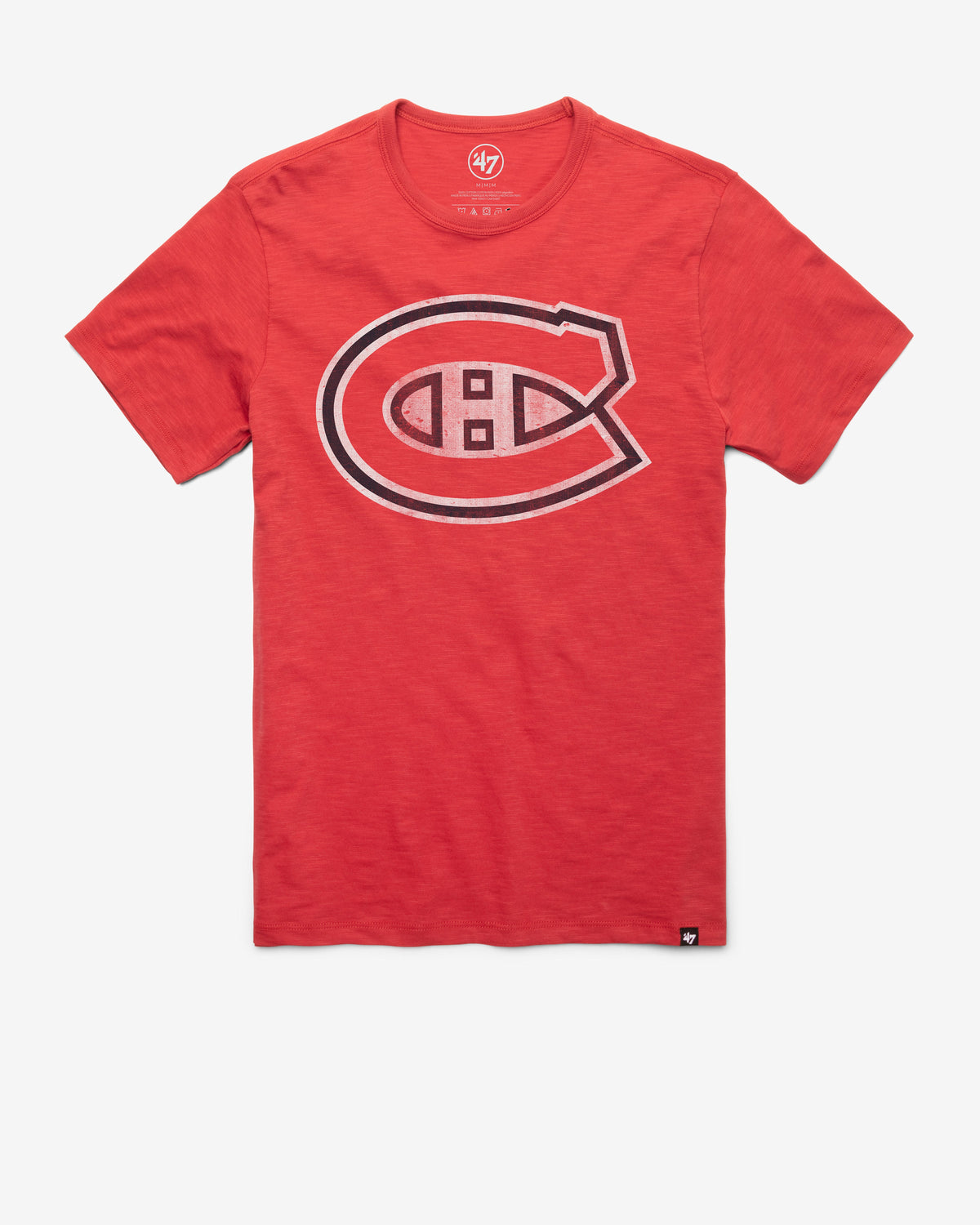 MONTREAL CANADIENS GRIT '47 SCRUM TEE RESCUE RED