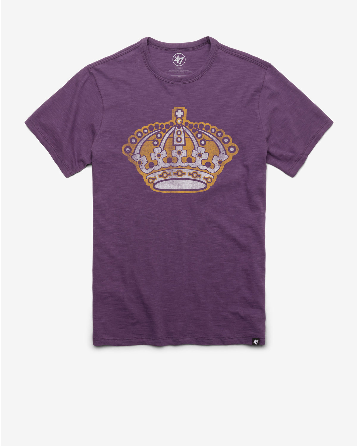 LOS ANGELES KINGS VINTAGE GRIT '47 SCRUM TEE GRAPE