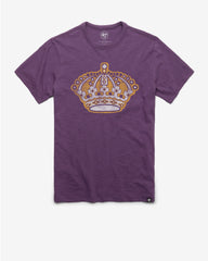 LOS ANGELES KINGS VINTAGE GRIT '47 SCRUM TEE GRAPE
