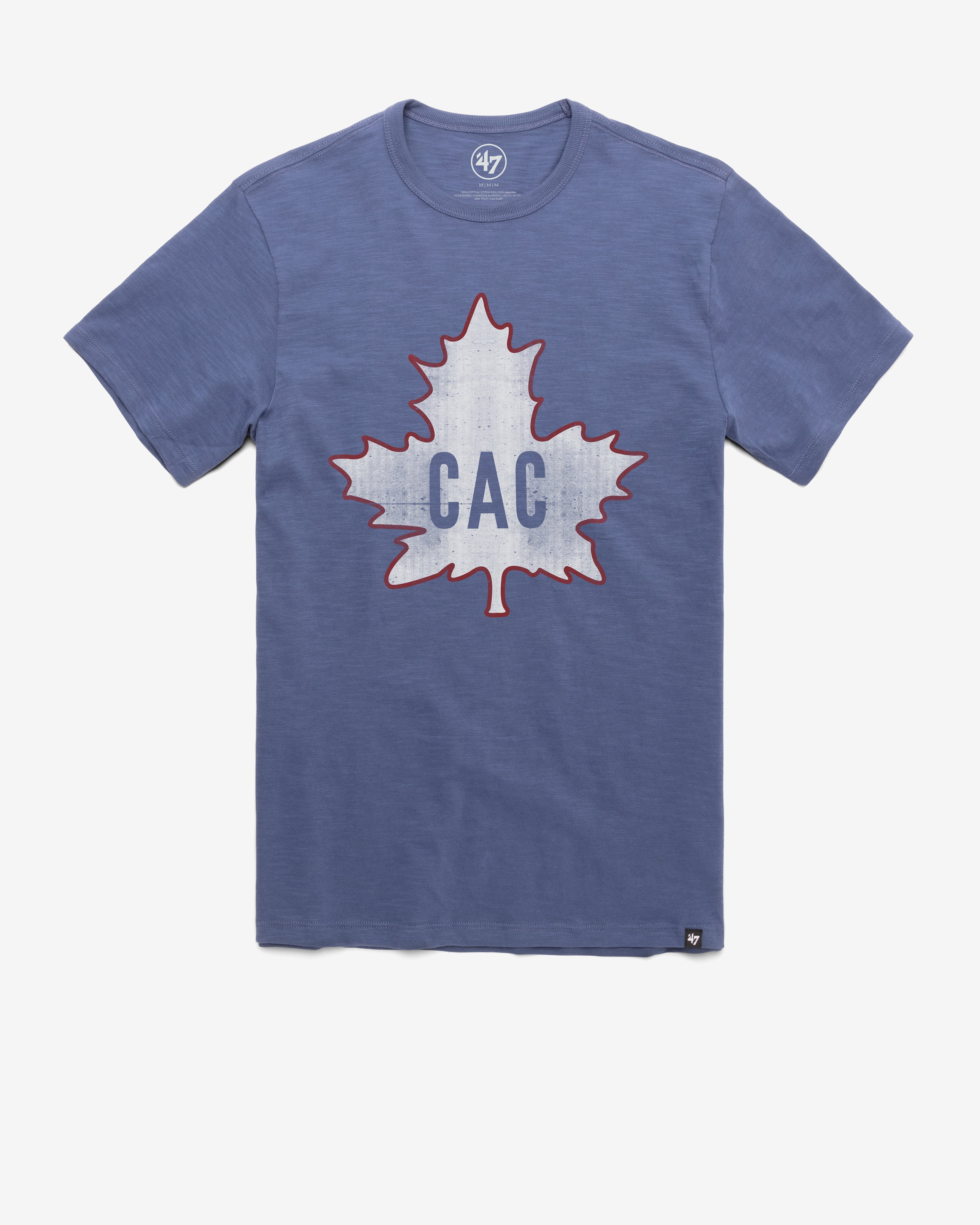 MONTREAL CANADIENS VINTAGE GRIT '47 SCRUM TEE BLEACHER BLUE