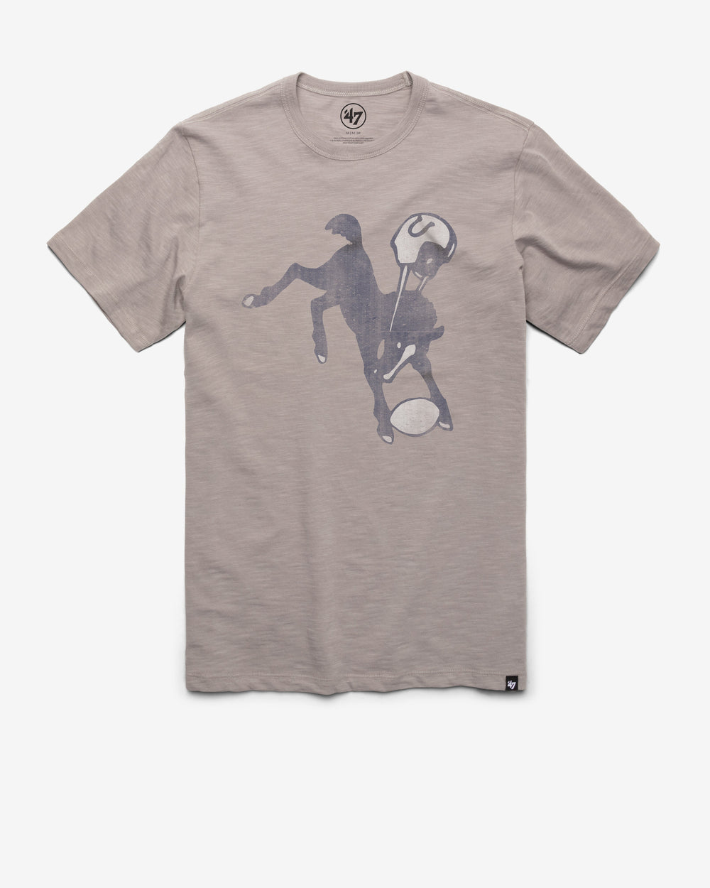 INDIANAPOLIS COLTS HISTORIC GRIT '47 SCRUM TEE WOLF GREY