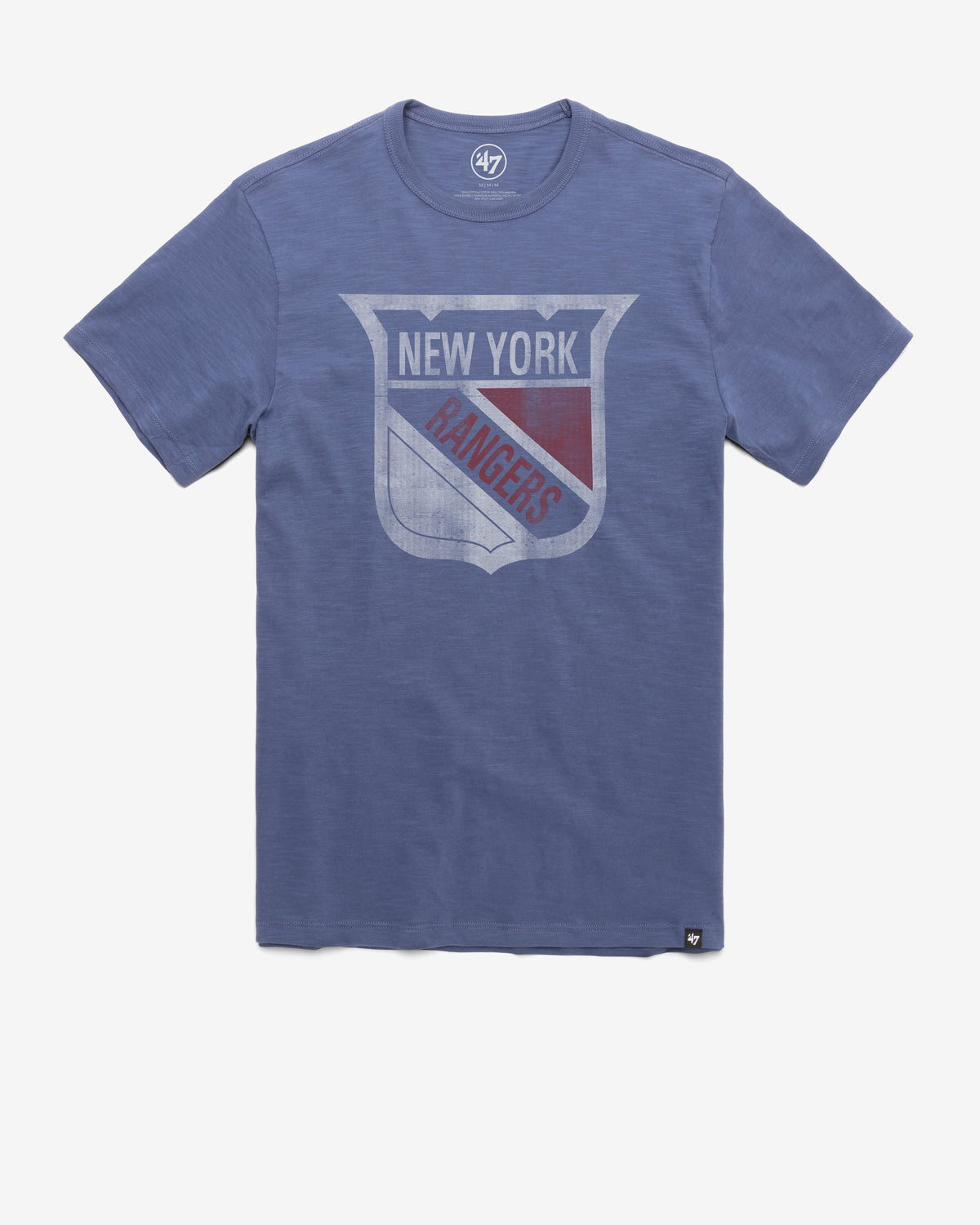 NEW YORK RANGERS VINTAGE GRIT '47 SCRUM TEE BLEACHER BLUE
