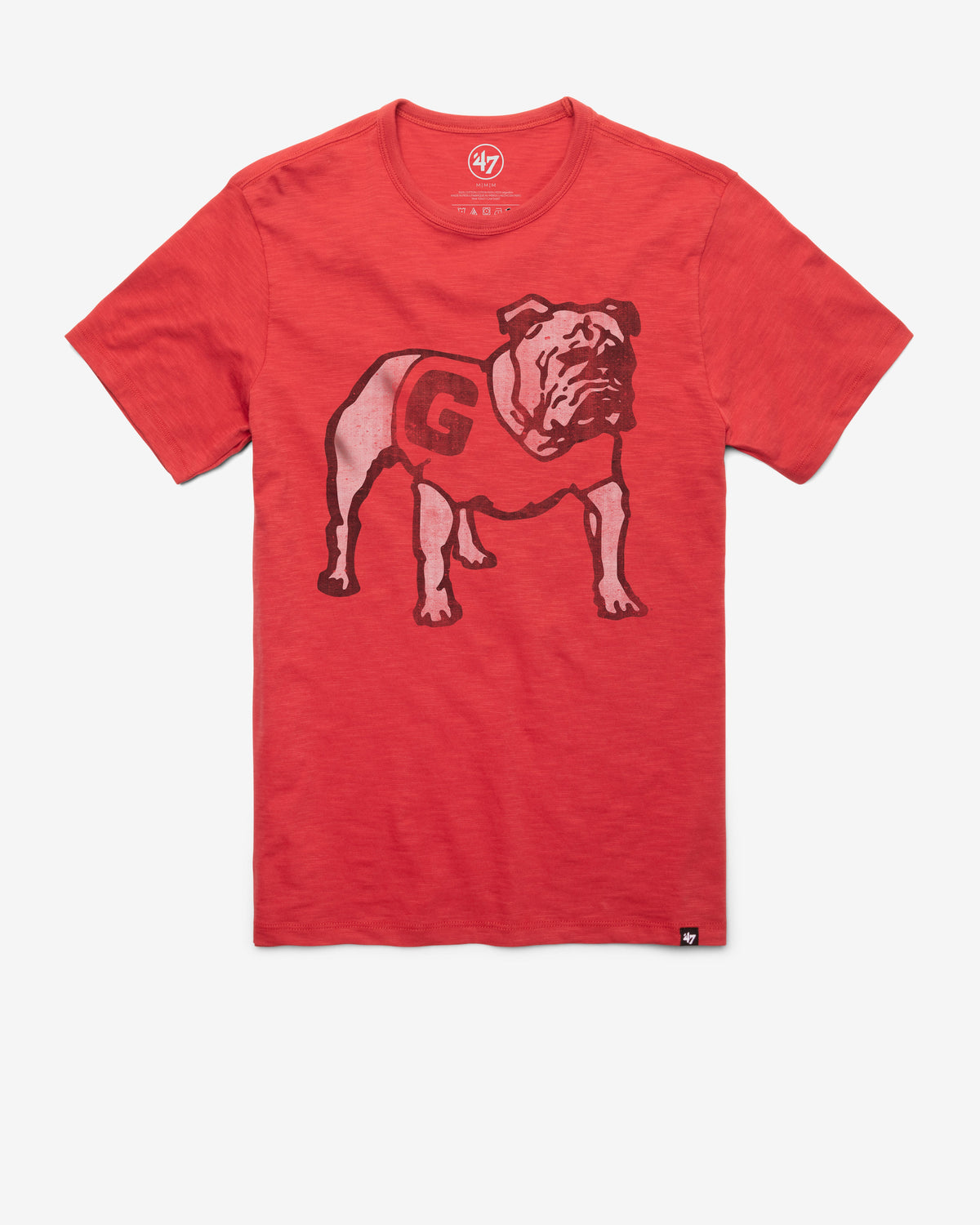 GEORGIA BULLDOGS GRIT '47 SCRUM TEE RESCUE RED
