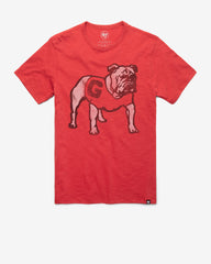 GEORGIA BULLDOGS GRIT '47 SCRUM TEE RESCUE RED