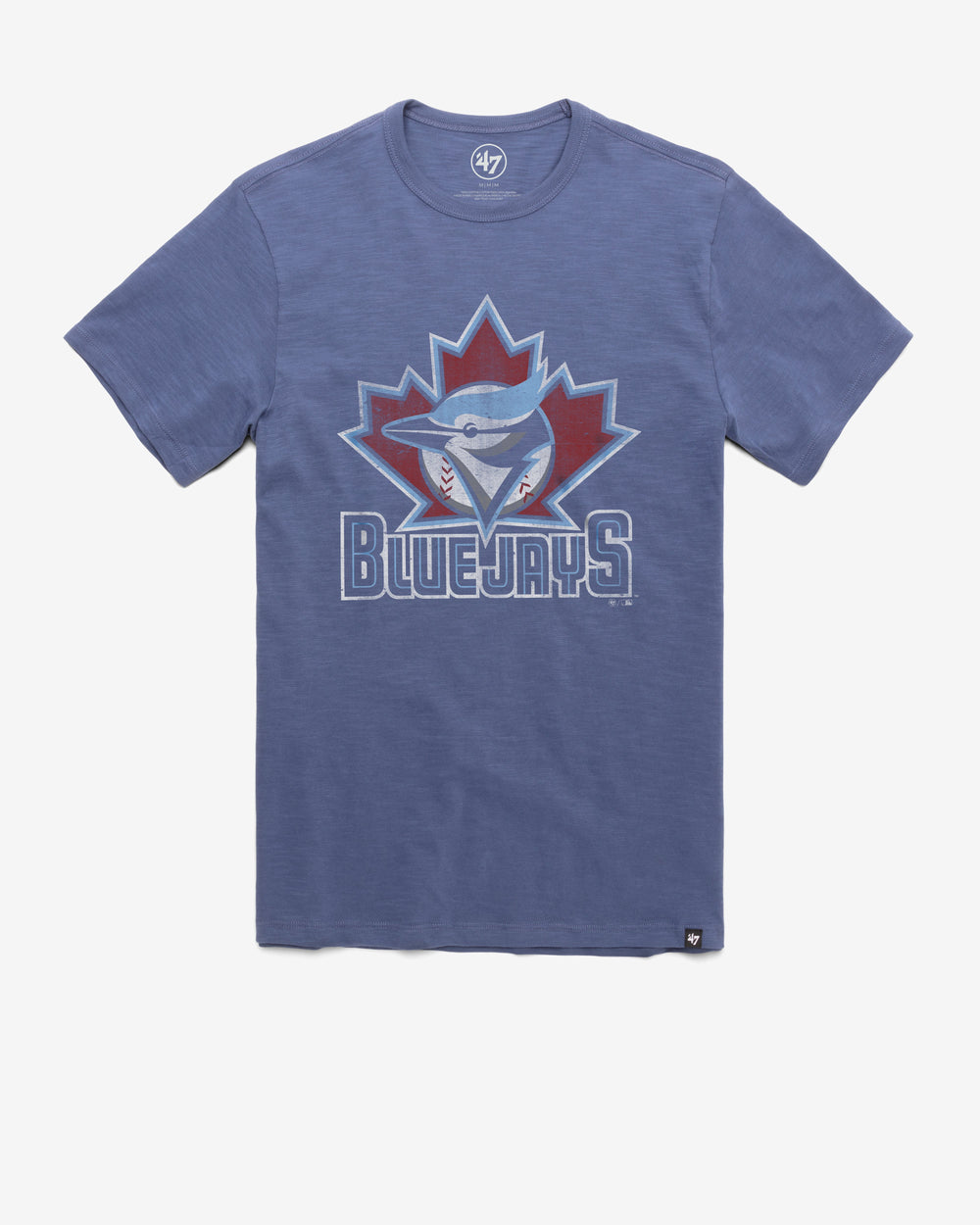 TORONTO BLUE JAYS COOPERSTOWN GRIT '47 SCRUM TEE BLEACHER BLUE