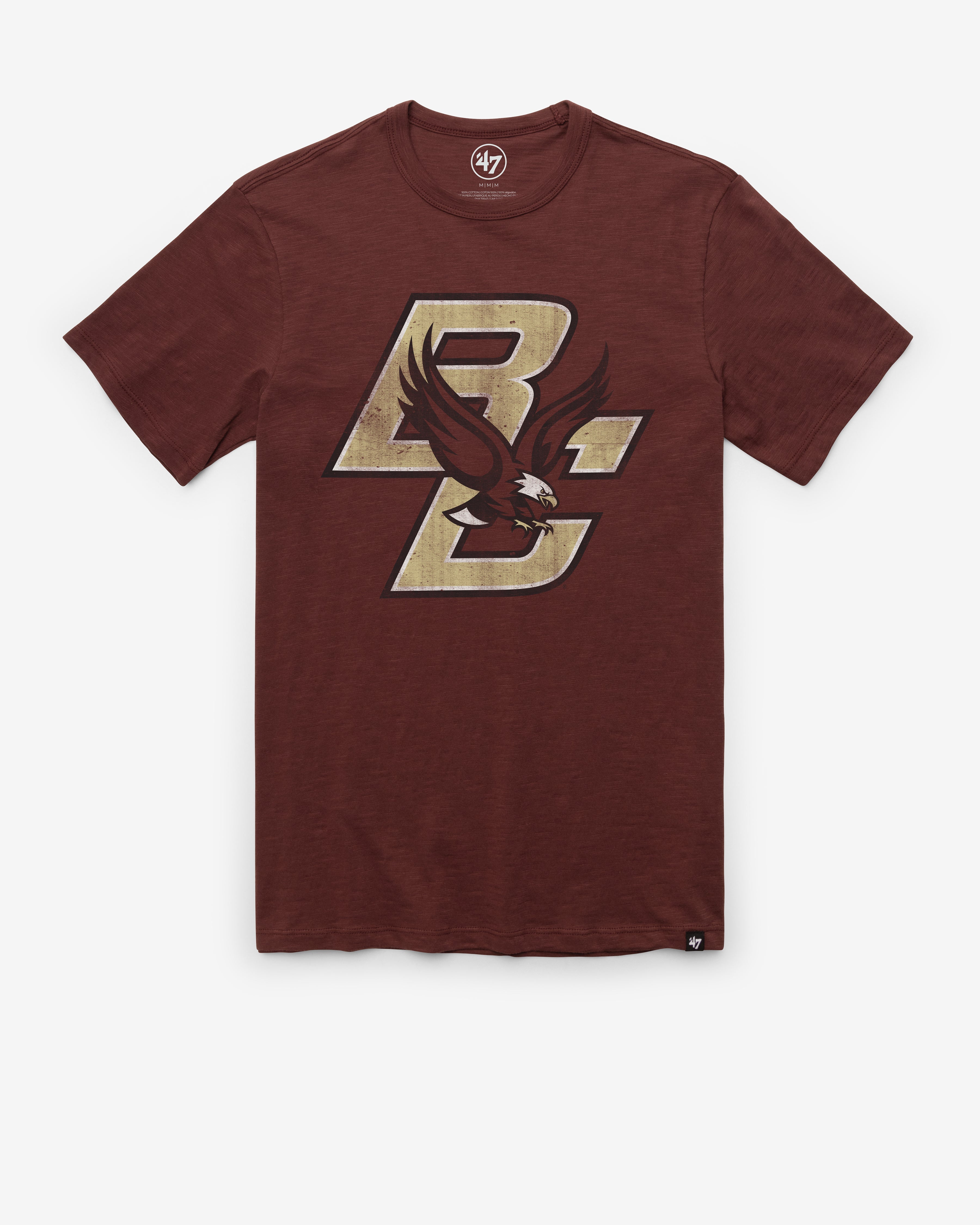 BOSTON COLLEGE EAGLES BC GRIT '47 SCRUM TEE MAROON