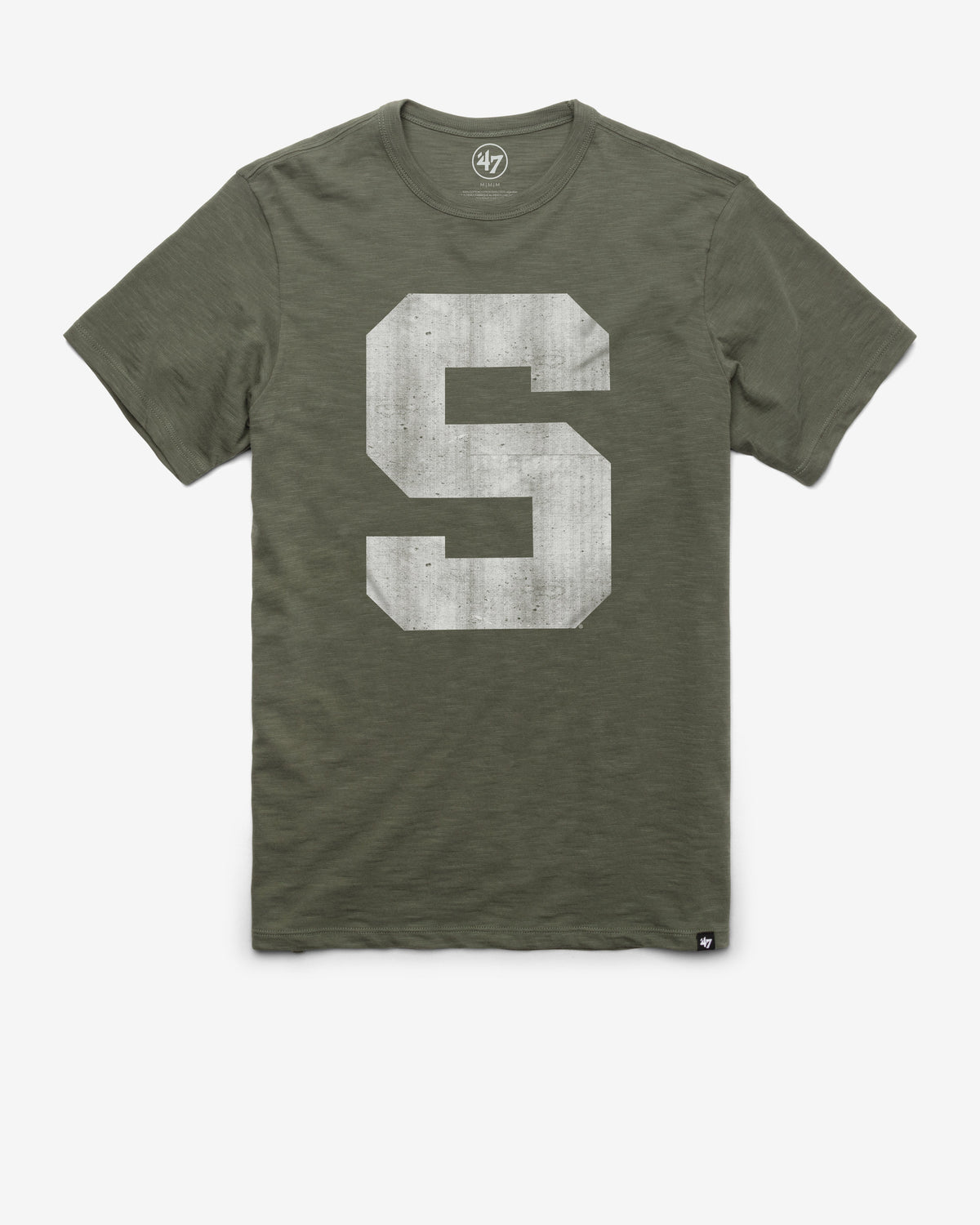 MICHIGAN STATE SPARTANS GRIT '47 SCRUM TEE BOTTLE GREEN