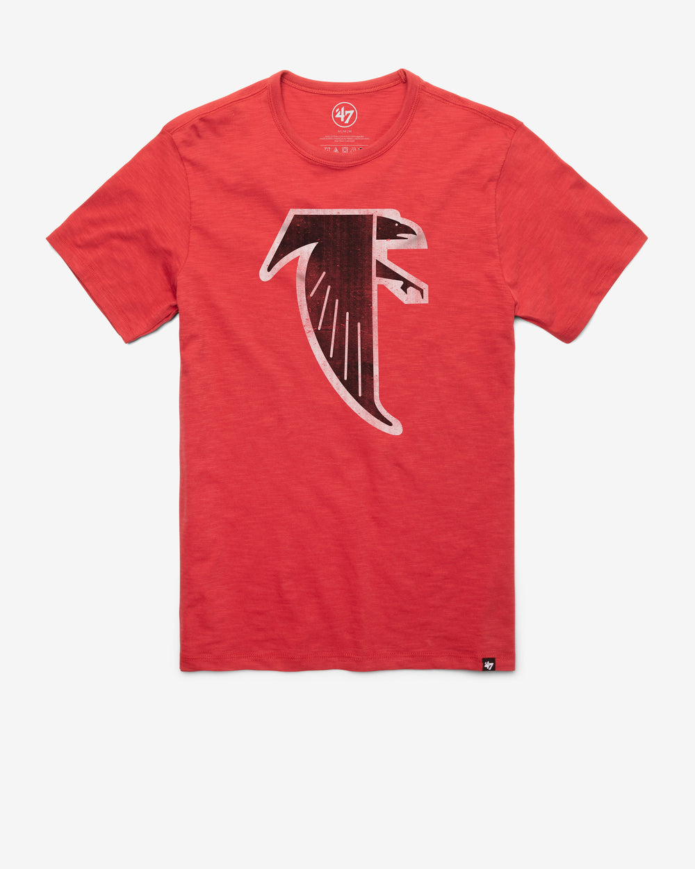 ATLANTA FALCONS HISTORIC GRIT '47 SCRUM TEE RESCUE RED