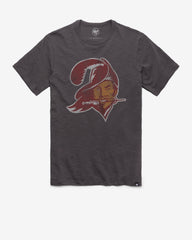 TAMPA BAY BUCCANEERS HISTORIC GRIT '47 SCRUM TEE CHARCOAL
