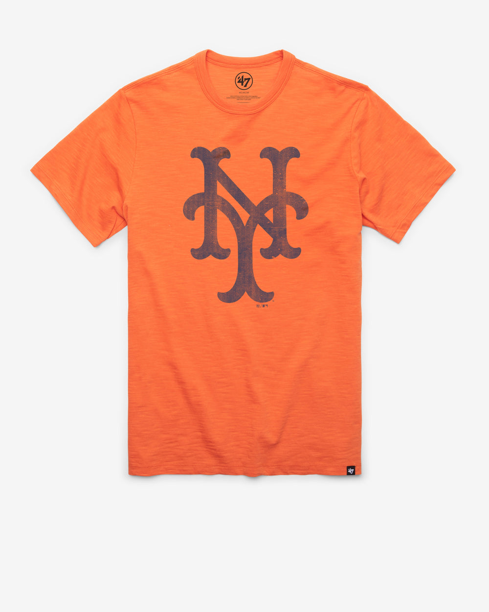 NEW YORK METS COOPERSTOWN GRIT '47 SCRUM TEE CARROT