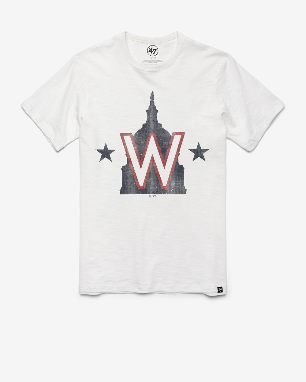 WASHINGTON NATIONALS GRIT '47 SCRUM TEE WHITE WASH