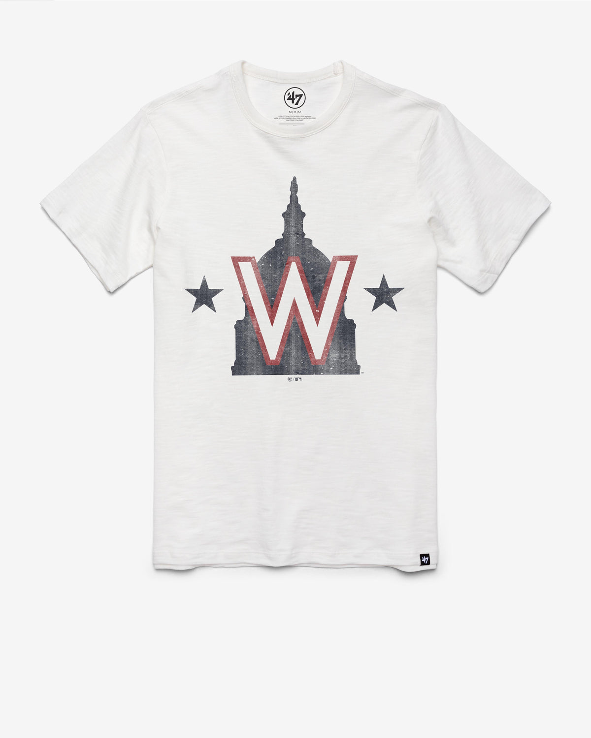 WASHINGTON NATIONALS GRIT '47 SCRUM TEE WHITE WASH