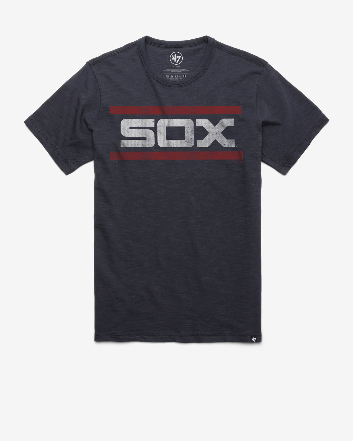 CHICAGO WHITE SOX COOPERSTOWN GRIT WORDMARK '47 SCRUM TEE FALL NAVY
