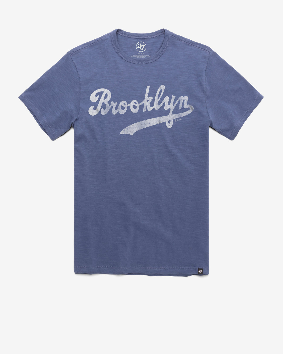 LOS ANGELES DODGERS COOPERSTOWN GRIT WORDMARK '47 SCRUM TEE BLEACHER BLUE