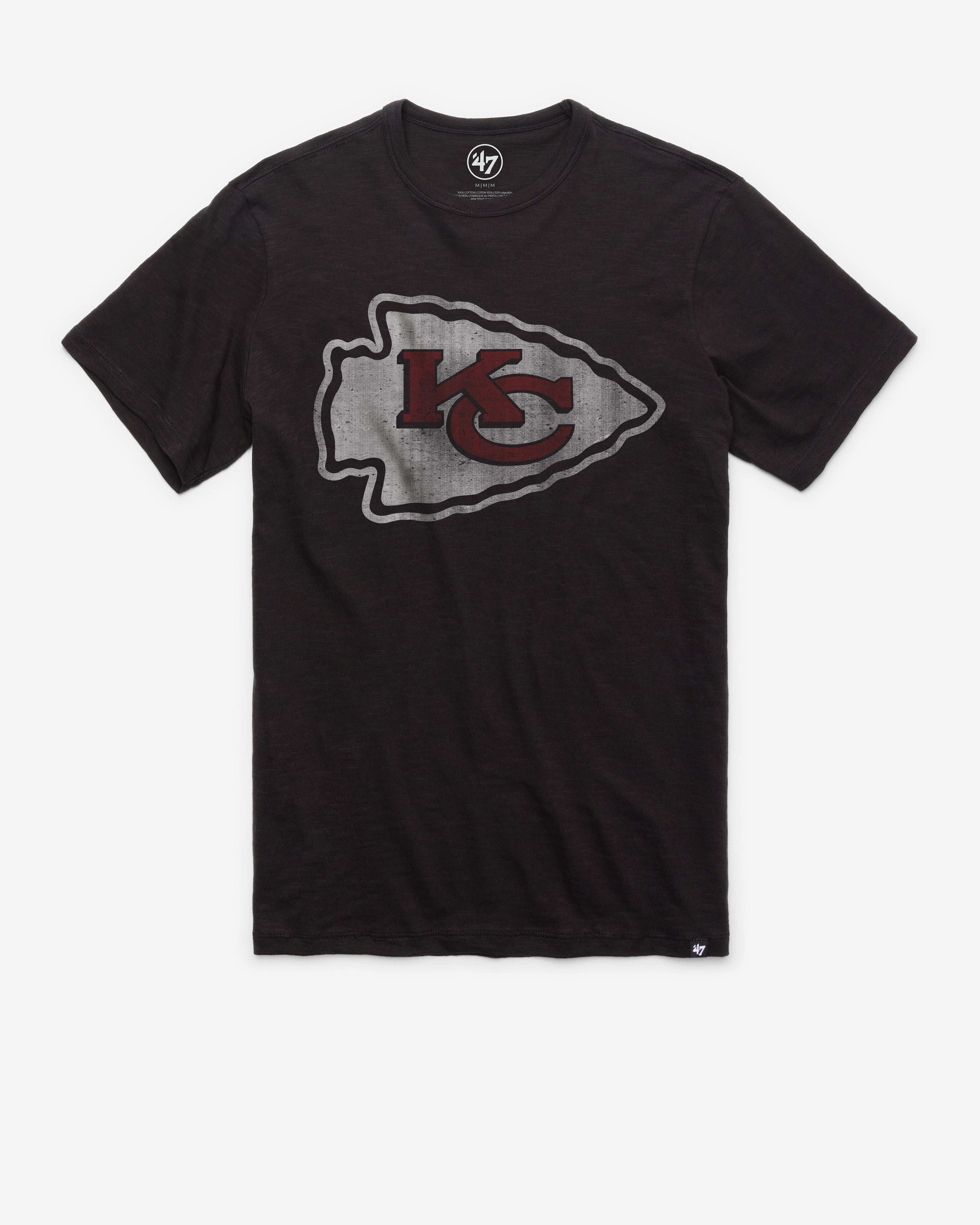 KANSAS CITY CHIEFS GRIT '47 SCRUM TEE JET BLACK
