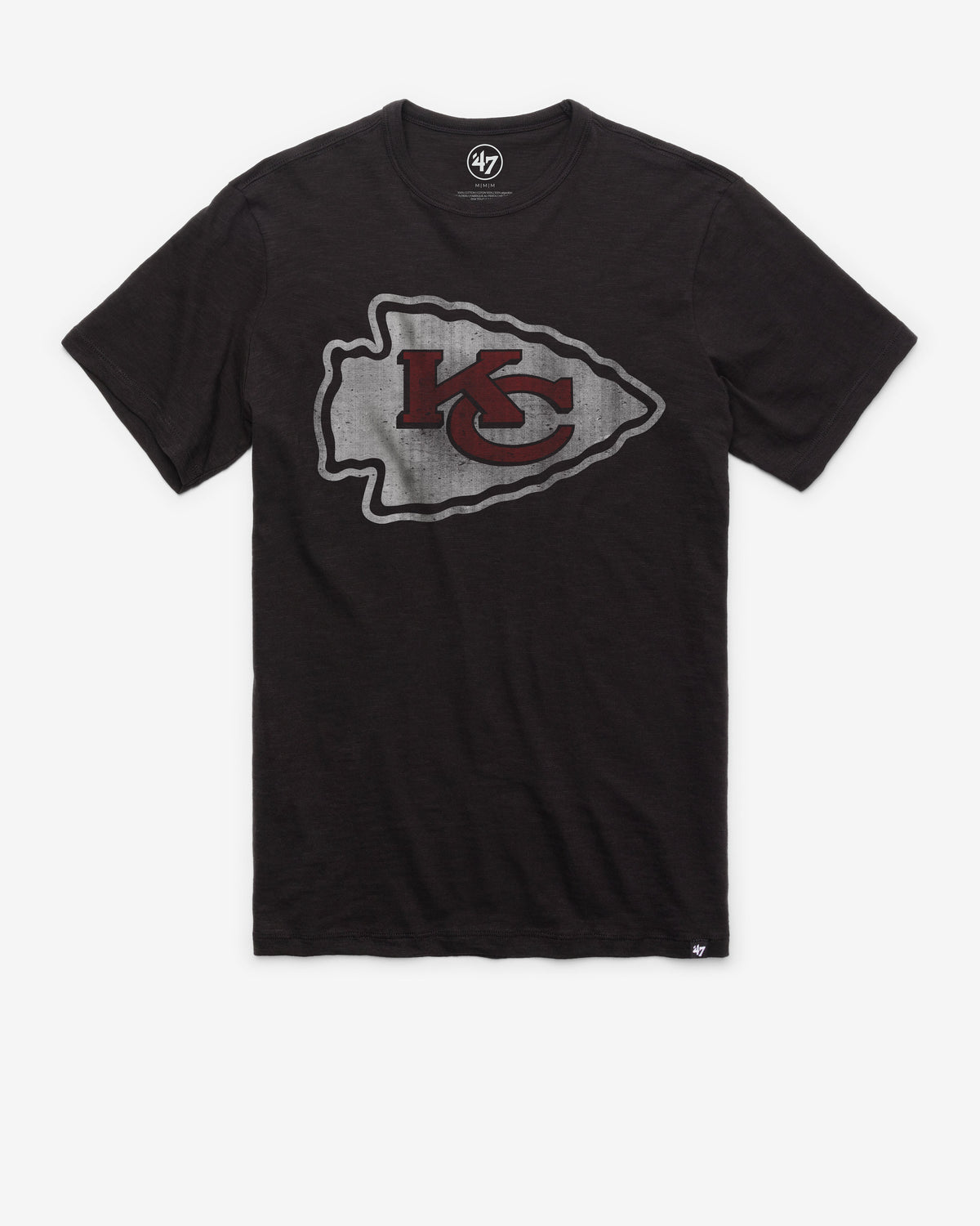 KANSAS CITY CHIEFS GRIT '47 SCRUM TEE JET BLACK
