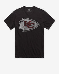 KANSAS CITY CHIEFS GRIT '47 SCRUM TEE JET BLACK